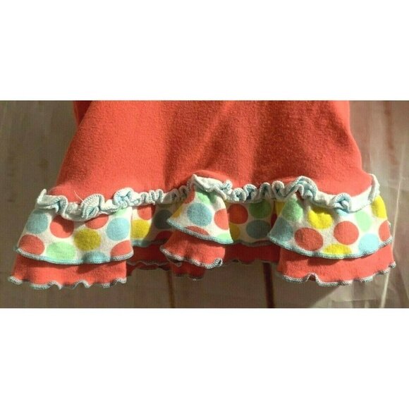 Nursery Rhyme Baby Girls Dress Size 3M Multicolor Butterfly Ruffles Sleeveless - Picture 5 of 7